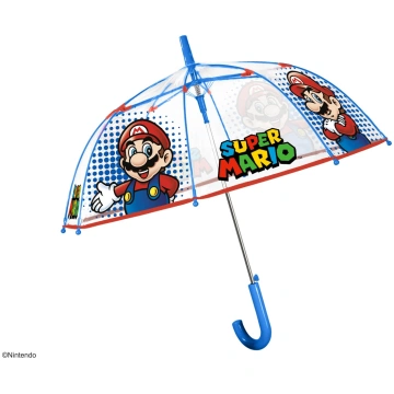 PERLETTI Caurspīdīgs lietussargs Super Mario 45/8,
