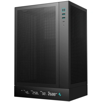 DeepCool CH170 DIGITAL - mini-ITX R-CH170-BKNPI0D-