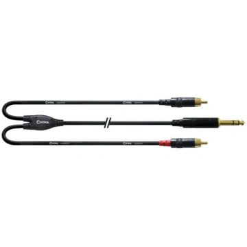 Cordial CFY 3 VCC audio cable 3 m 2 x RCA 6.35mm B