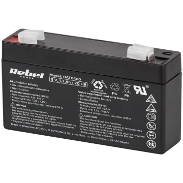 Lead acid battery Rebel 6V 1.3Ah BAT0400