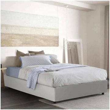 Talamo Italia - Greta White Faux Leather Double Be