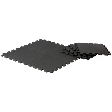 Pure2Improve Puzzle Mat Set Black, Plastic (Polyet