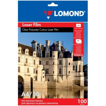 Lomond PET Film for b/w & color laser printers Cle