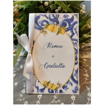 LIBRETTO MESSA MAIOLICHE E LIMONI