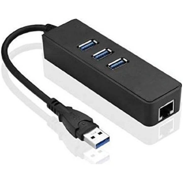 MicroConnect USB3.0 HUB w. Gigabit Ethernet Adapte