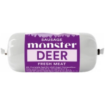 Monster Dog Sausage Deer 400g - Desa suņiem ar bri