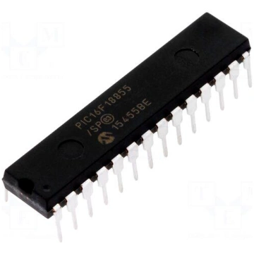 PIC microcontroller | Memory: 14kB | SRAM: 1024B |