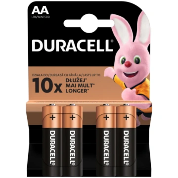 Baterijas DURACELL AA Alkaline 4gb., LR06