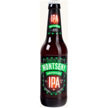 Montseny IPA artisan beer (India Pale Ale), bottle