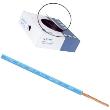Wire; BiTOne,H07V-K; stranded; Cu; 16mm2; PVC; blu