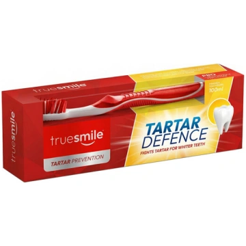 Tartar Defence Truesmile fluorīda zobu pasta + zob