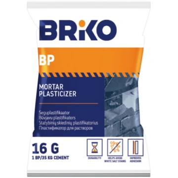 Betona plastifikators Briko Concrete plasticizer, 