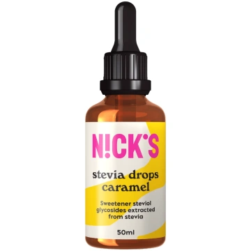 Karameļu stevia pilieni 50 ml NICK'S