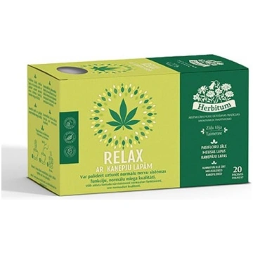 Zāļu tēja Relax, Herbitum, 20 gab. 62451520