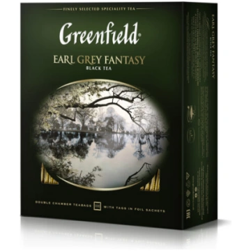 Greenfield "Earl Grey Fantasy" melnā tēja 100x2g 4