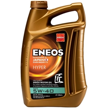 Motoreļļa ENEOS HYPER 5W-40, API SN/CF, ACEA C3,VW