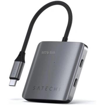 SATECHI 4-Port USB-C Hub with PD ( ST H4CPDM ) USB