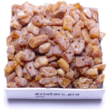 8-9mm Neapstrādātā dabiskā Baltijas dzintara pērlī