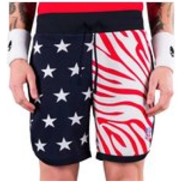 Hydrogen Star Shorts Man - blue navy/red