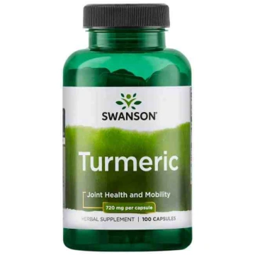 Swanson uztura bagātinātājs Kurkuma (Turmeric), 10