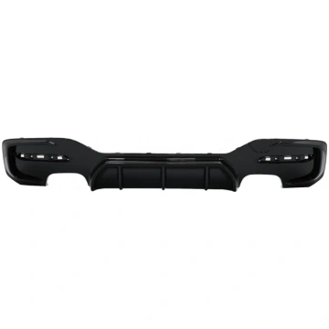 Rear Bumper Spoiler Valance Diffuser Twin Double O