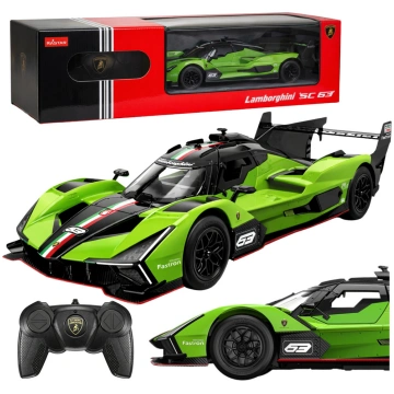 Lamborghini SC63 Remote Control Car RC Green Rasta