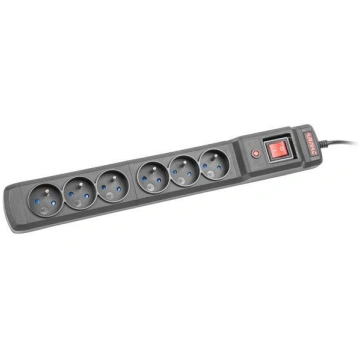 Surge Protector ARMAC M6 Multi 2.5m black ( M6/25/