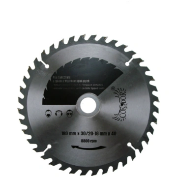 Cirkulārā zāģa ripa 180*40T | CON-TCT-1804 CONDOR 