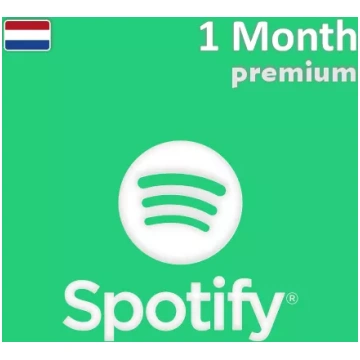 Spotify Premium dāvanu karte 1 mēnesim (Nīderlande