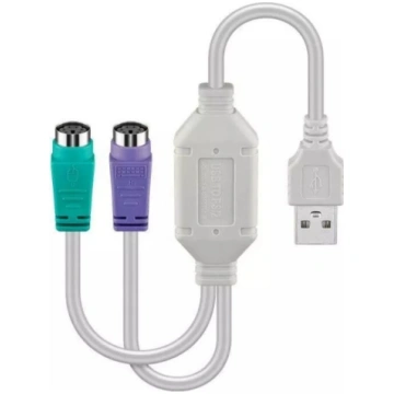 Kabelis Microconnect USBA2XPS2 0.3 m 2x 6-p Mini-D