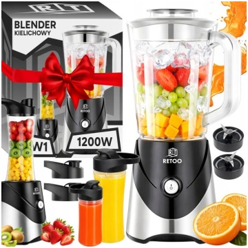 „BlendPro OR1287“ 10‑in‑1 virtuves blenderis ar 2 