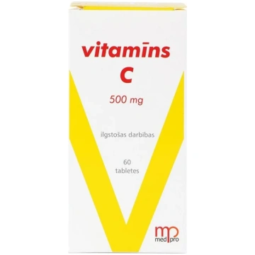 MEDPRO C vitamīns 500 mg tabletes N60