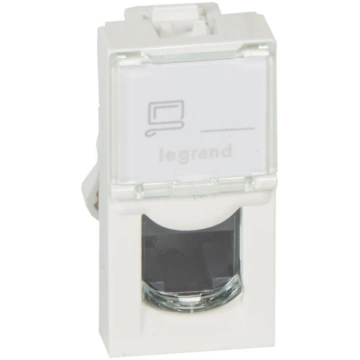 RJ45 ligzda Mosaic UTP 5E Legrand 076551 (balta)