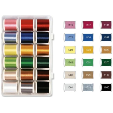 Diegu komplekts izšūšanai Madeira Rayon 8040, 18 s