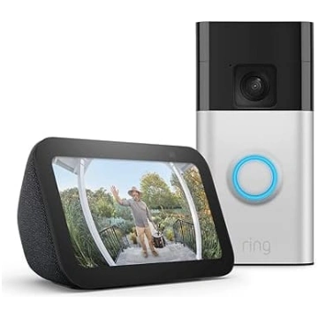 Ring Battery Video Doorbell | Satin Nickel, darboj