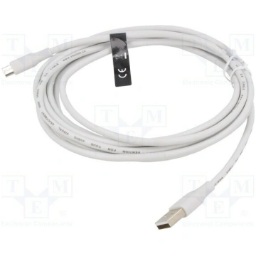 Cable; USB 2.0; USB A plug,USB B micro plug; nicke