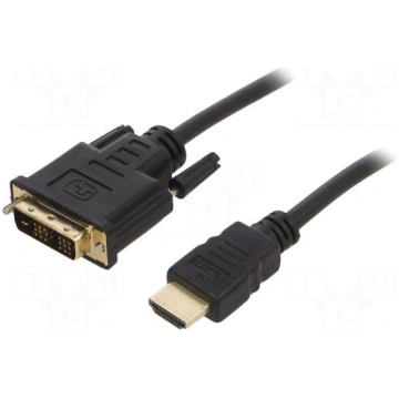 Cable | DVI-D (18+1) plug,HDMI plug | PVC | 1.8m |