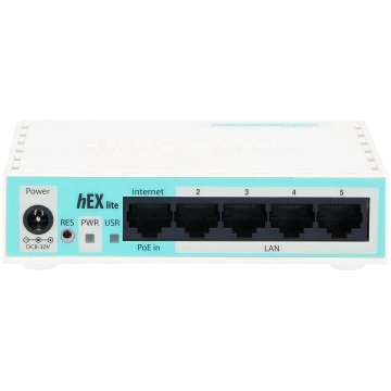 NET ROUTER 10/100M 5PORT/HEX LITE RB750R2 MIKROTIK