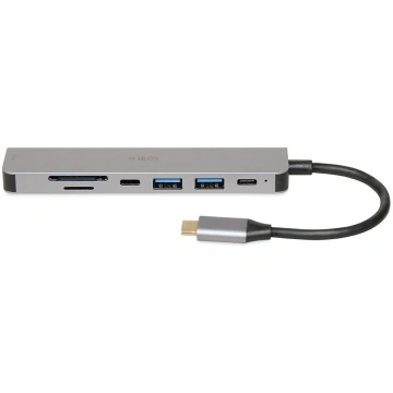IBOX HUB USB IUH3SL4K SLIM USB3.2 HDMI 4K PD100W