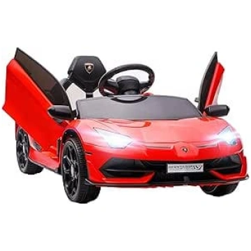 HOMCOM Lamborghini Aventador SVJ Roadster bērnu el