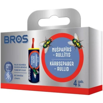Bros mušpapīrs rullīšos 4gab