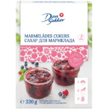 Cukurs Dansukker marmelādes 330g