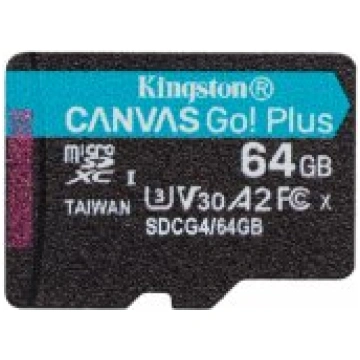 Kingston Canvas Go! Plus 64GB microSDXC SDCG4/ 64G