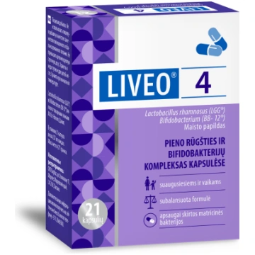 LIVEO 4, 21 kapsula Sagitus SIA