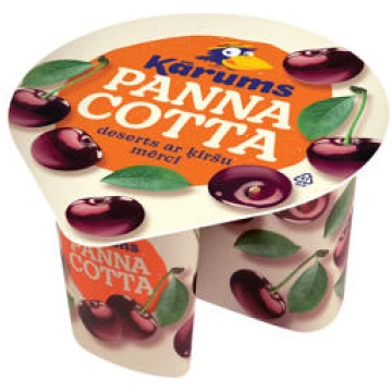 Deserts KĀRUMS Panna Cotta ķiršu 140g - 1