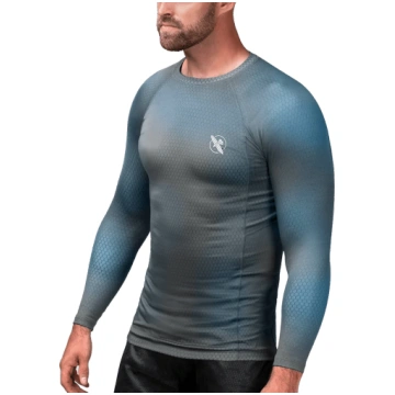 Rash Guard Maniche Lunghe Hayabusa Fusion - Grigio
