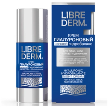 LIBREDERM Hialuronskābes krēms Nakts Hidrobalans, 