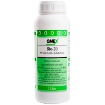 Omex Bio-20, 1L Reģ. nr. H0.09 - 0549 - 08, Mēsloj