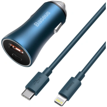 Baseus Golden Contactor Pro quick car charger USB 