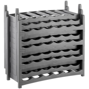 ROTHO Vario Wine Rack Anthracite - Stand for 6 Bot